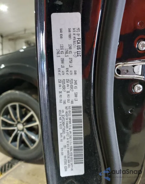 2017 Dodge Journey Se z USA, uszkodzony, nr VIN 3C4PDCABXHT705021